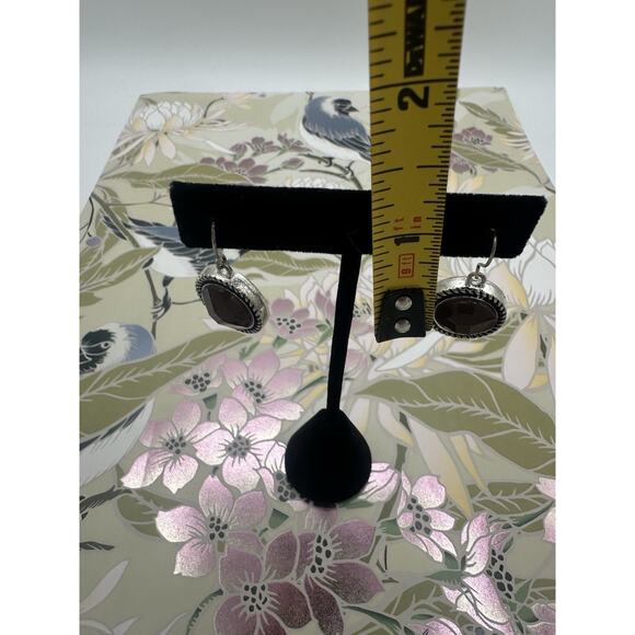 Lucky Brand Brown Round drop Earrings Gift Vintage Women Party Jewelry - Picture 5 of 5